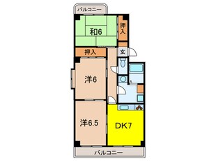 サンパレス２１　御影Ⅱの物件間取画像